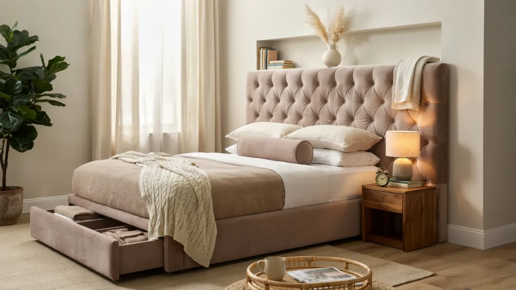 A bed used
