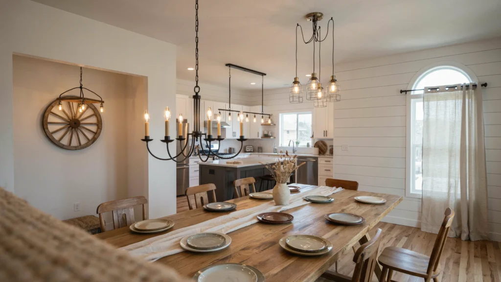 Affordable Industrial Farmhouse Chandeliers for Grand Statements
