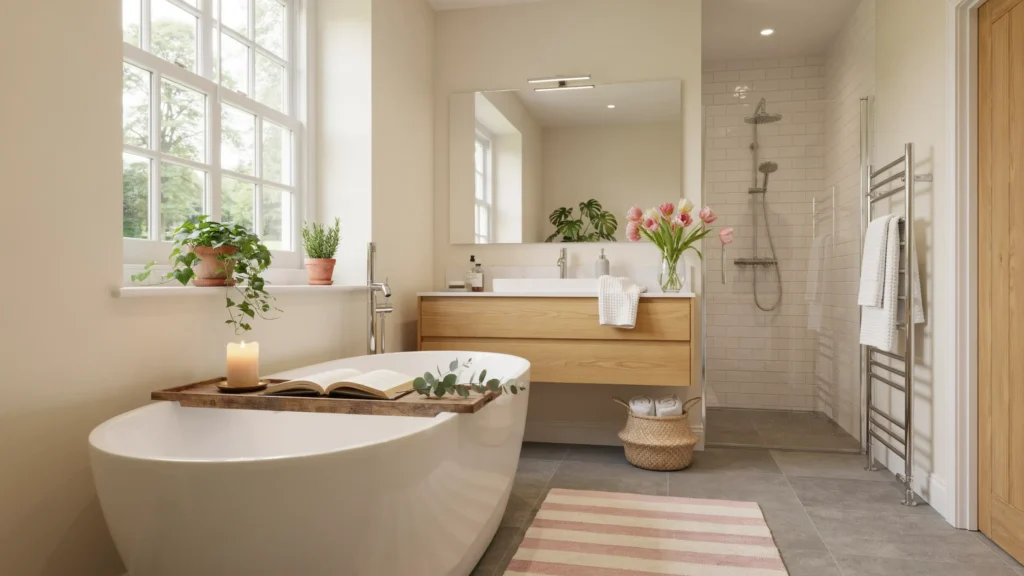 Budget Spring Bathroom