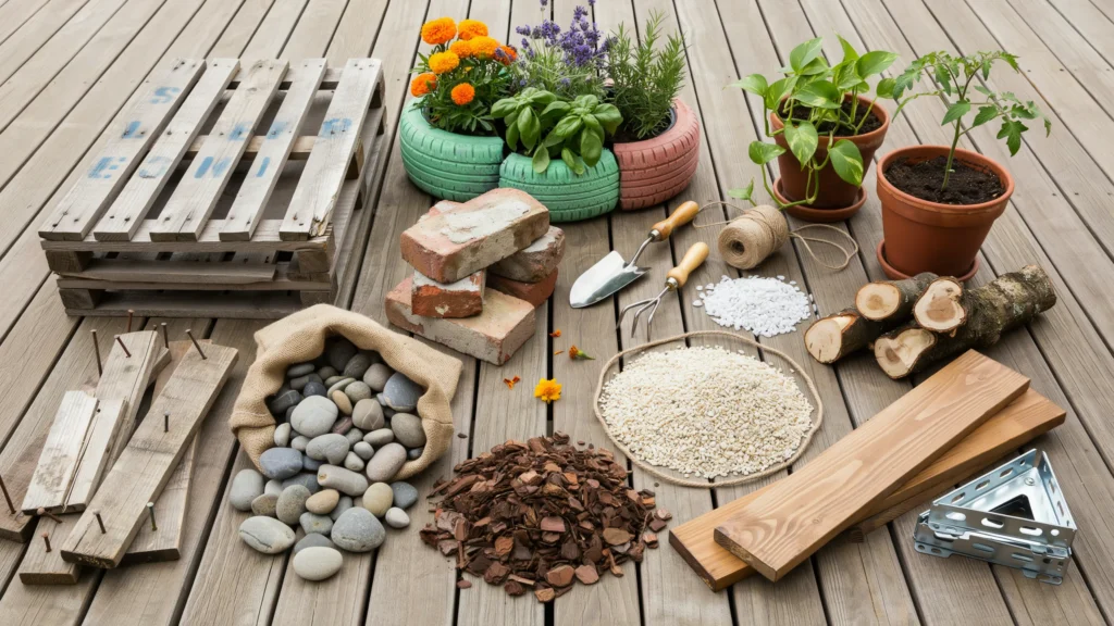 Building DIY Garden Beds and Borders