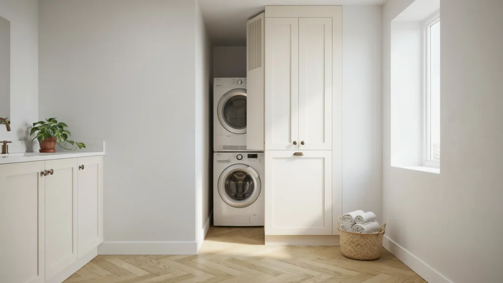 Can You Hide Your Washer and Dryer If They're Not in a Dedicated Room