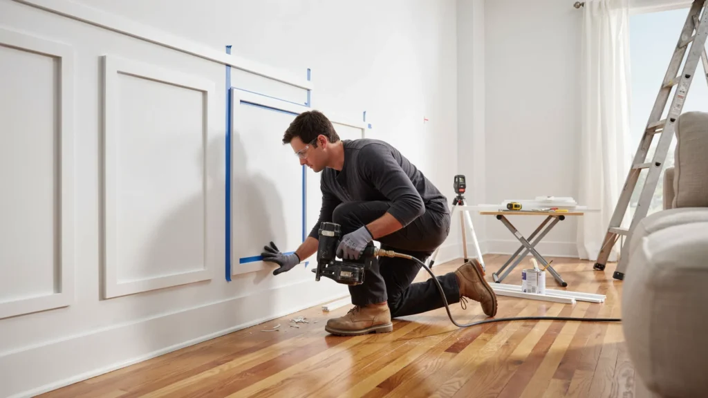 Caulk for a seamless finish