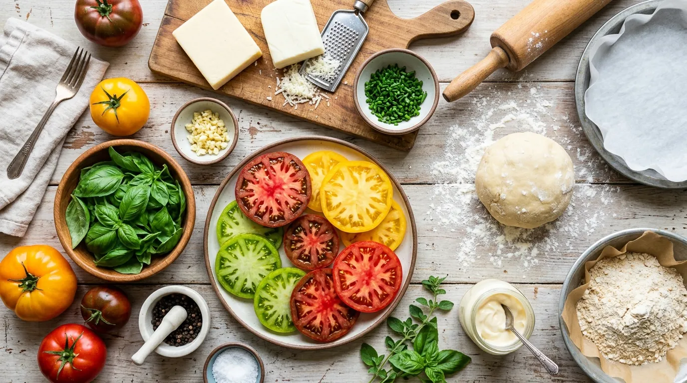 Easy Classic Southern Tomato Pie From Scratch