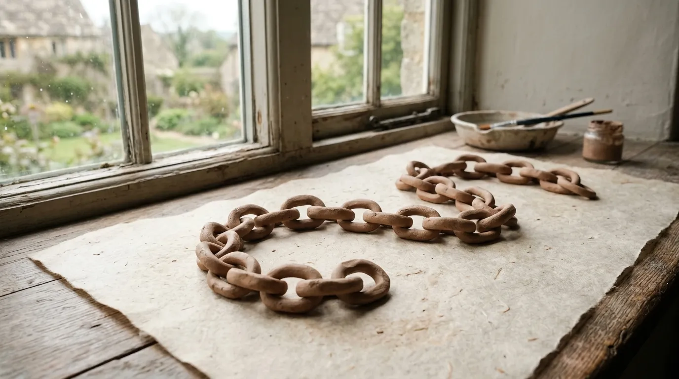 Make a High-End Air-Dry Clay Chain for Almost Nothing