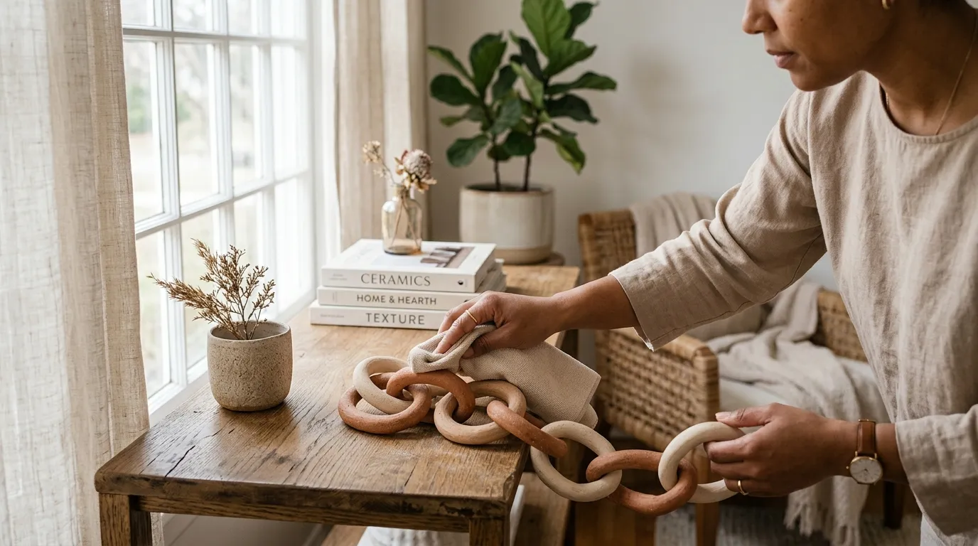Make a High-End Air-Dry Clay Chain for Almost Nothing