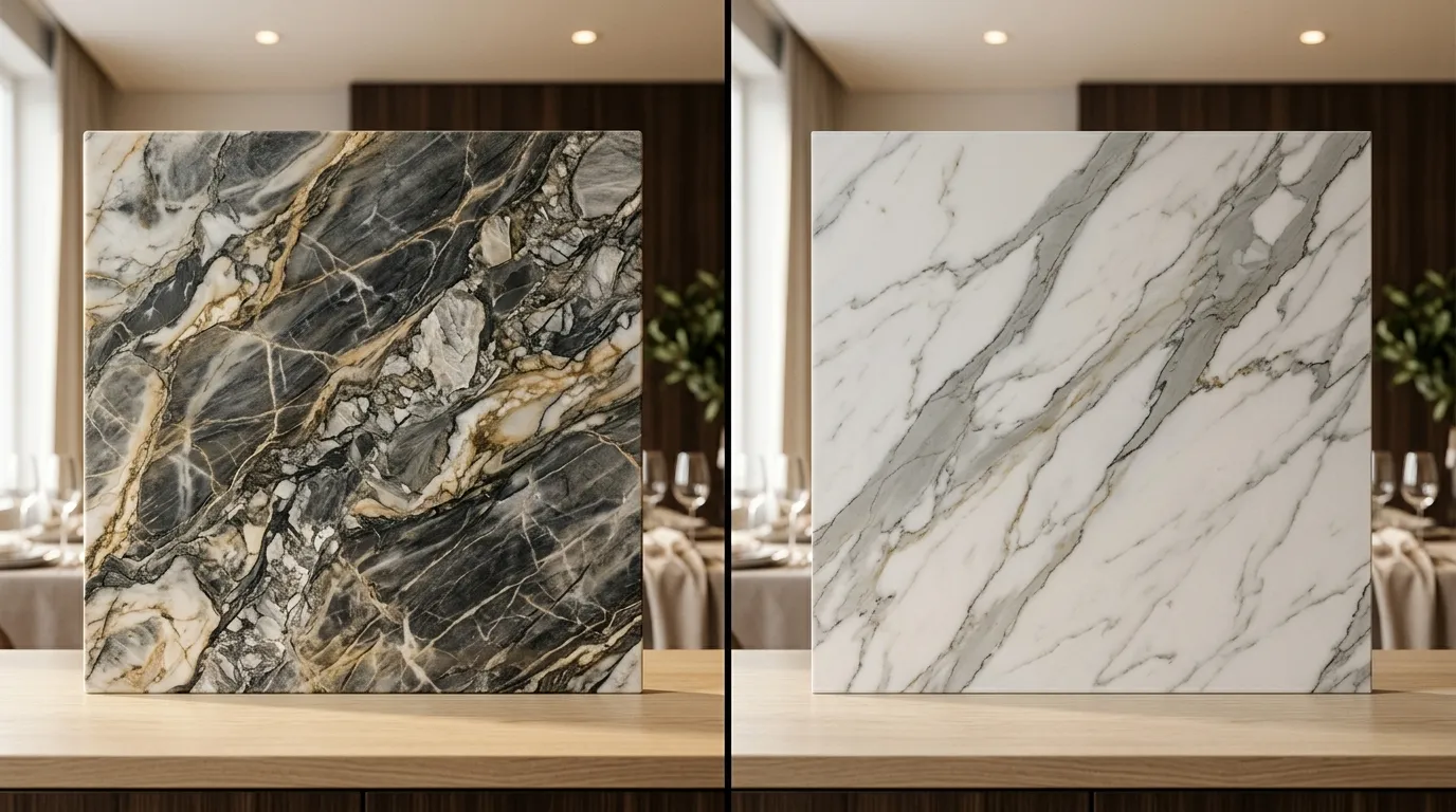 Marble vs. Marble Effect Tiles: Luxury or Practicality?