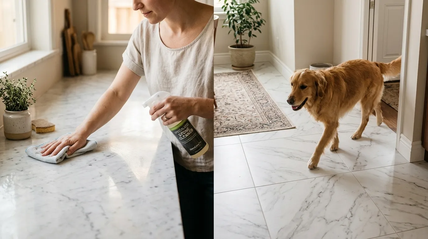 Marble vs. Marble Effect Tiles: Luxury or Practicality?