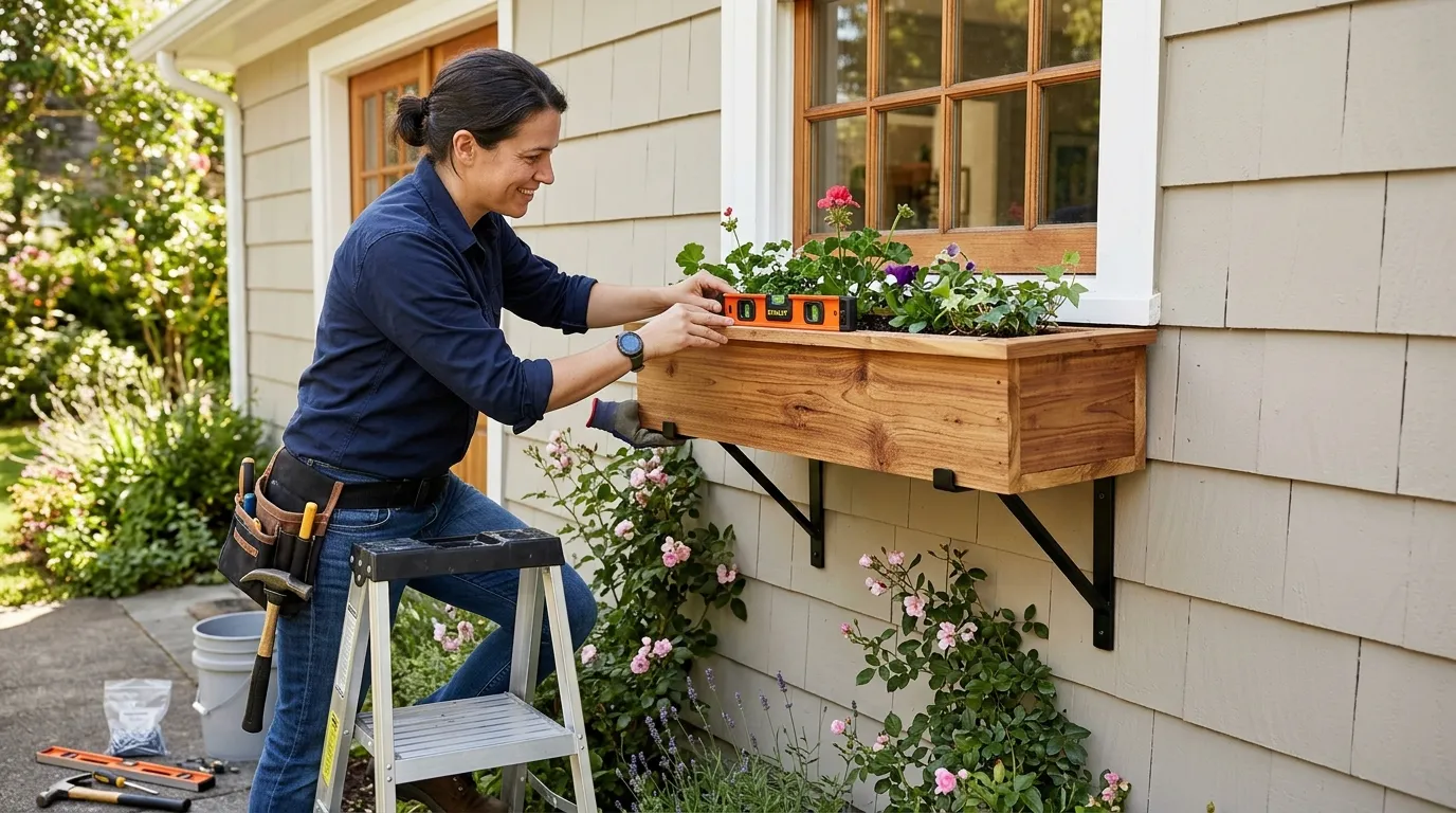 Easy DIY Scrap Wood Window Box Planter Guide