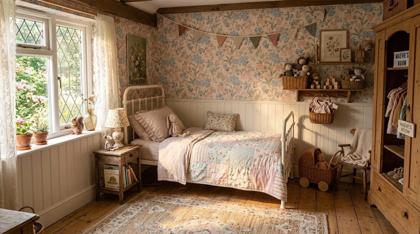7 Steps for a Cottagecore Toddler Girl Room Makeover