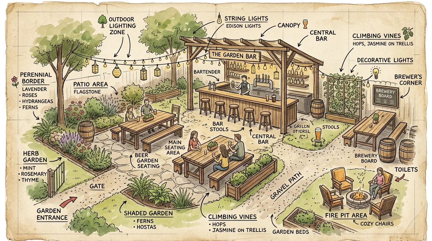 How to Build a Backyard Beer Garden on a Budget