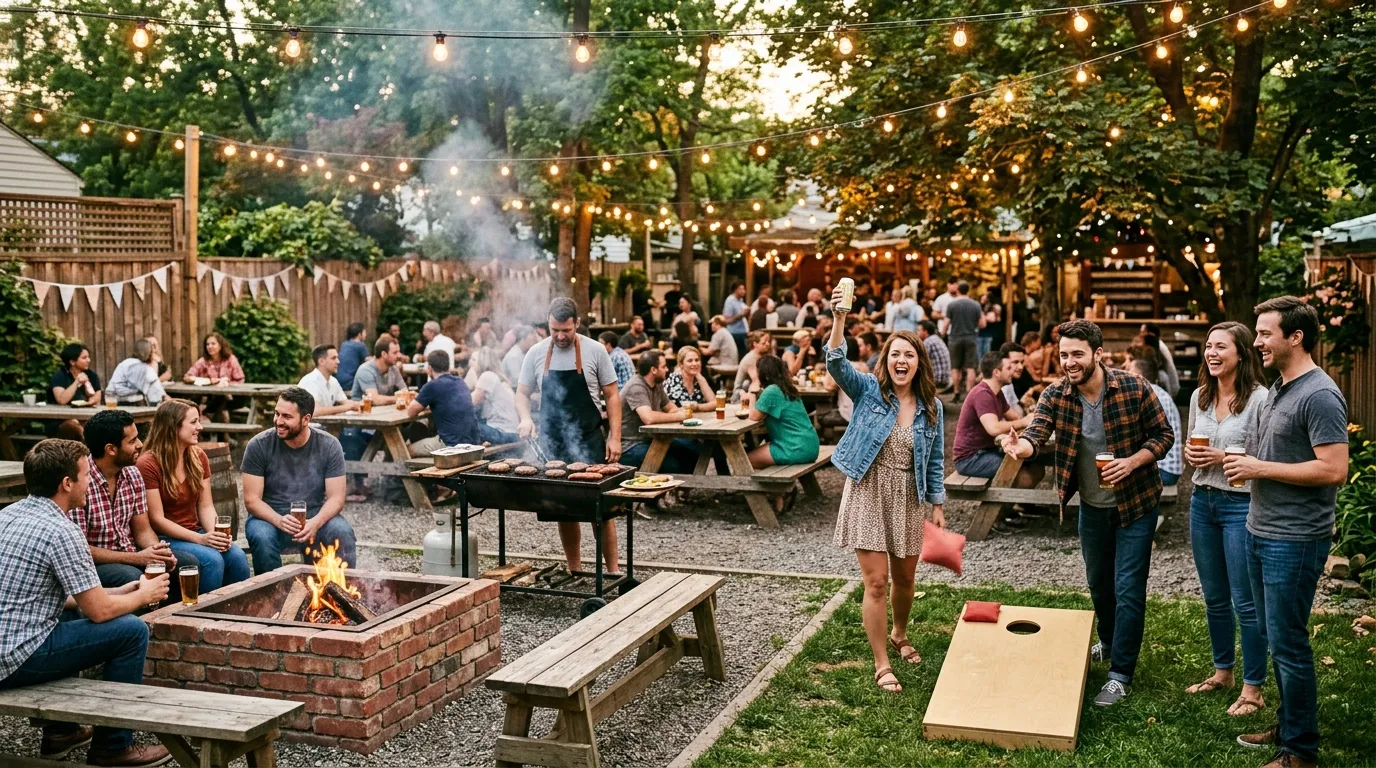 How to Build a Backyard Beer Garden on a Budget
