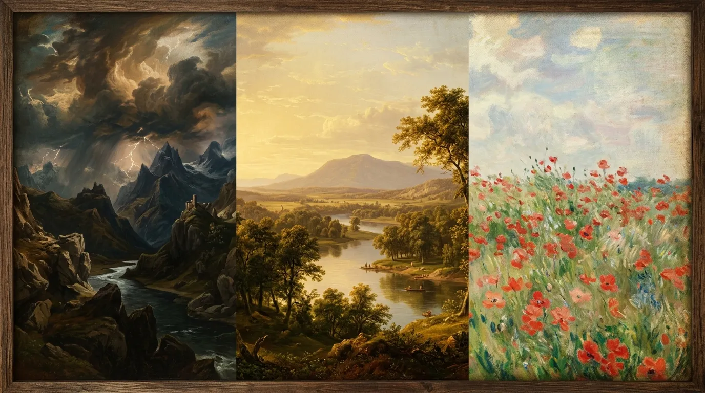 Vintage Landscape Oil Painting Printable Art: Buyer's Guide