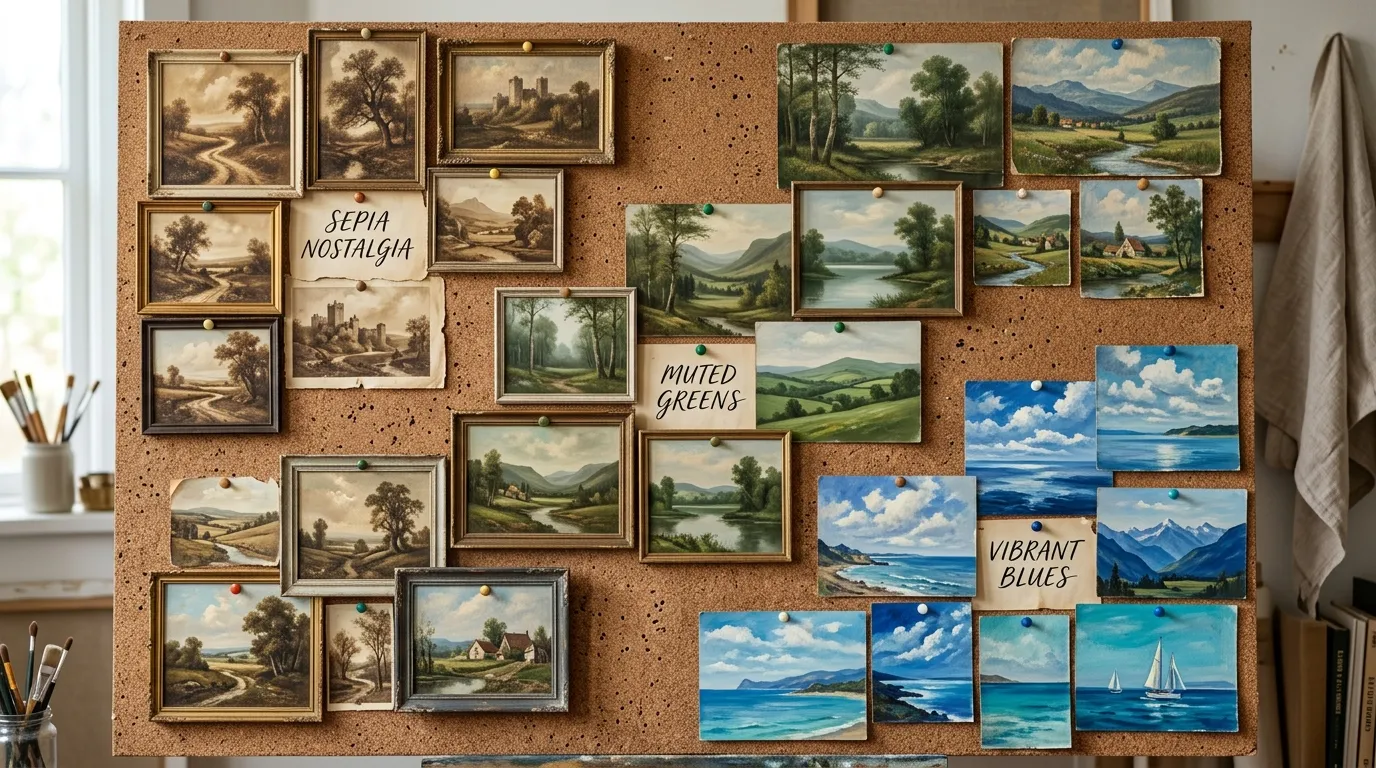 Vintage Landscape Oil Painting Printable Art: Buyer's Guide