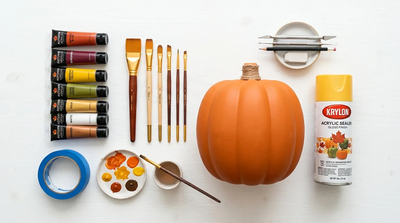 How to Paint Modern Pumpkins 5 Different Ways