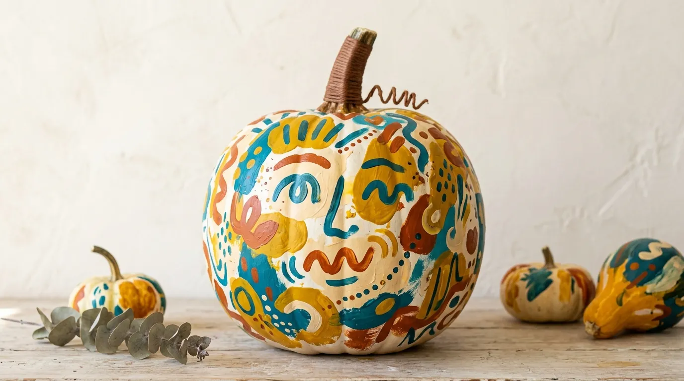 How to Paint Modern Pumpkins 5 Different Ways