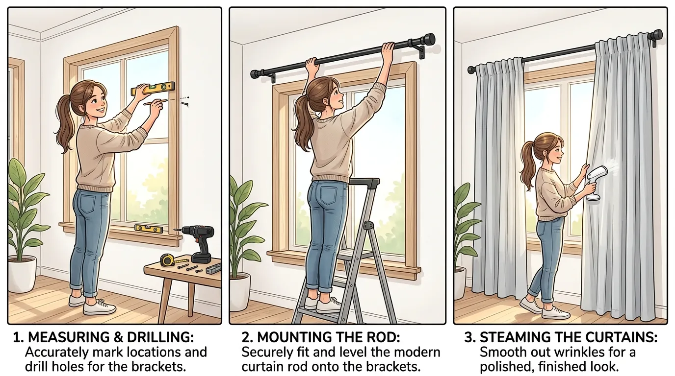 How to Hang Curtains Like a Pro: A Complete Guide