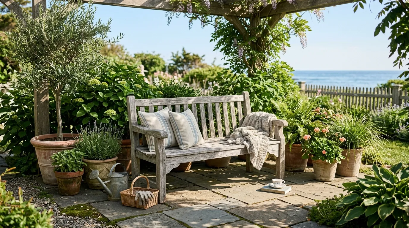 Easy DIY Faux Driftwood Finish for Outdoor Furniture