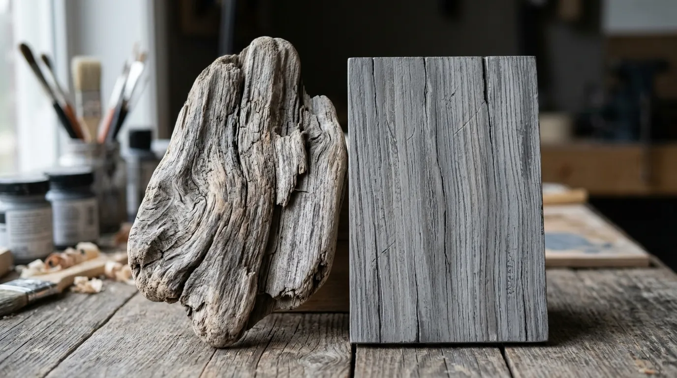 Easy DIY Faux Driftwood Finish for Outdoor Furniture