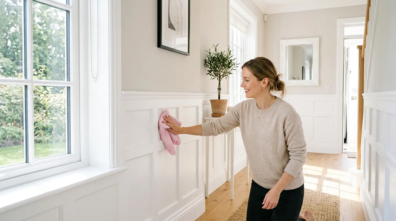 Traditional Grid Molding Wall: DIY Step-by-Step Guide