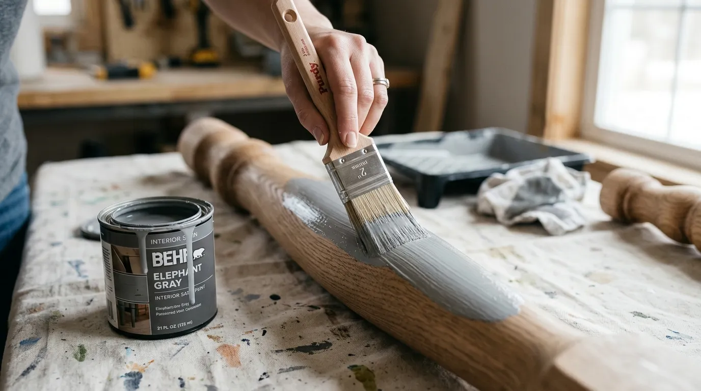 Easy DIY Faux Driftwood Finish for Outdoor Furniture