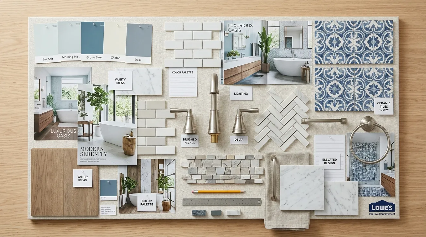 Budget Spring Bathroom Remodel with Lowe's: A Complete Guide