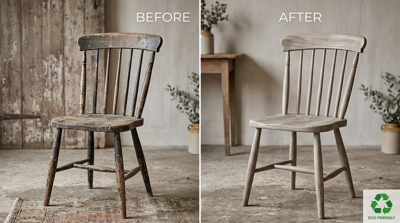 Easy DIY Faux Driftwood Finish for Outdoor Furniture