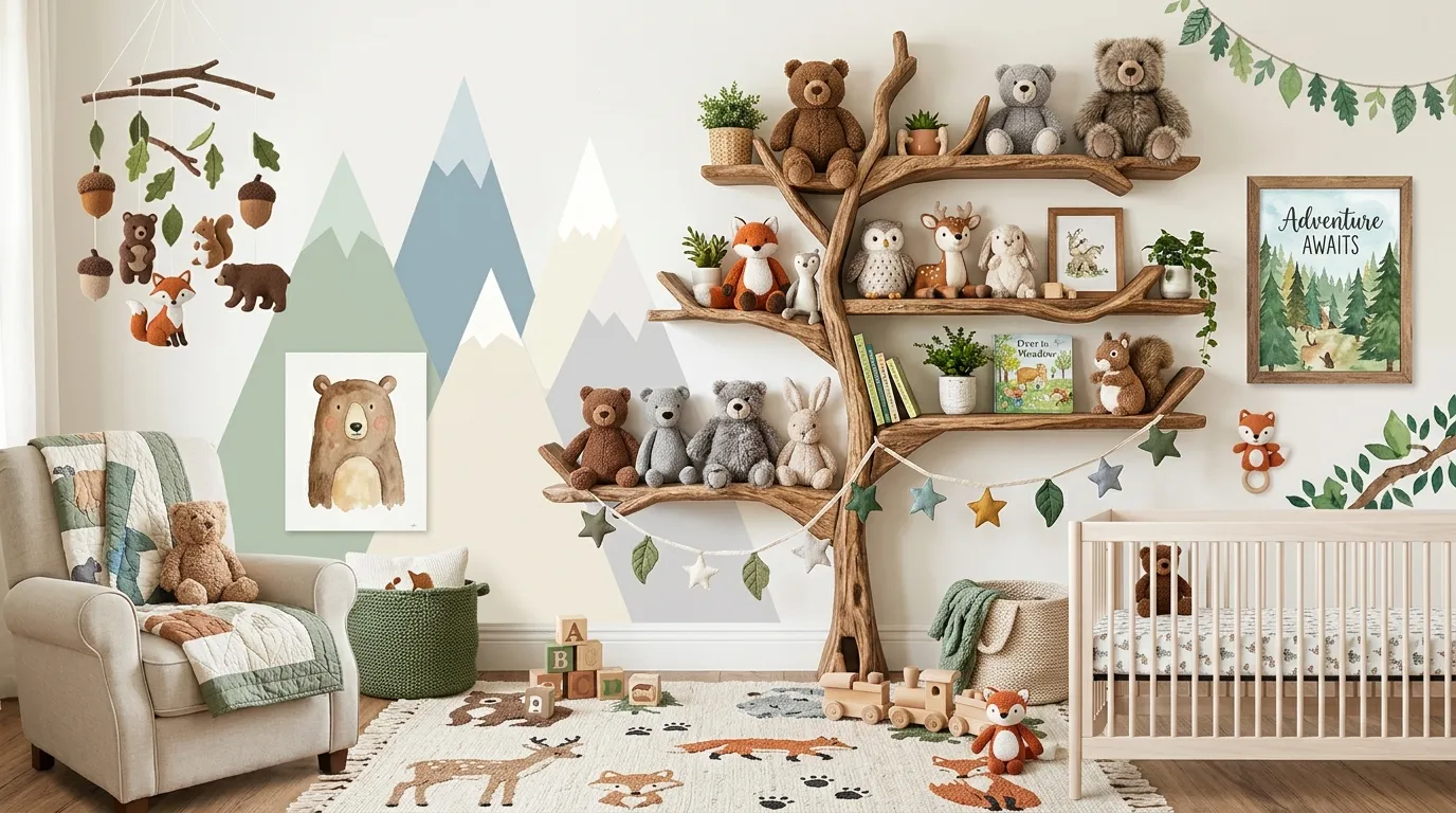 Designing a Modern Woodland Nursery for Your Baby Boy