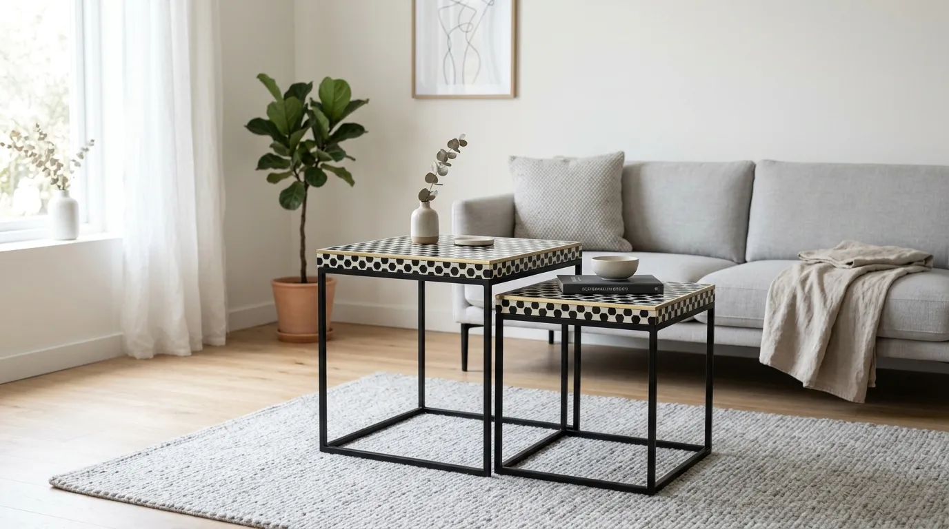 5 Faux Bone Inlay Nesting Table Makeovers to Try