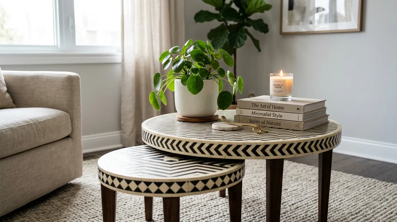 5 Faux Bone Inlay Nesting Table Makeovers to Try
