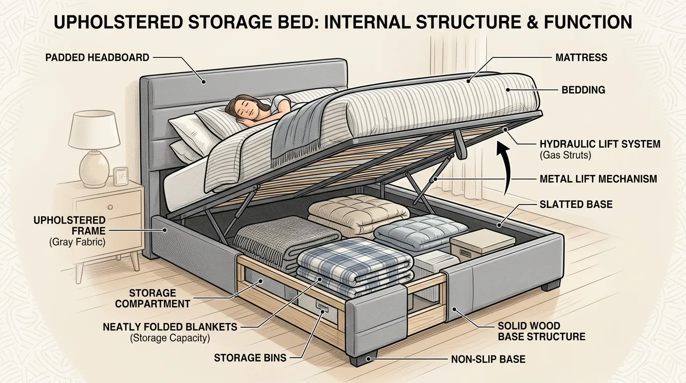 7 Upholstered Combination Beds for Modern Bedrooms