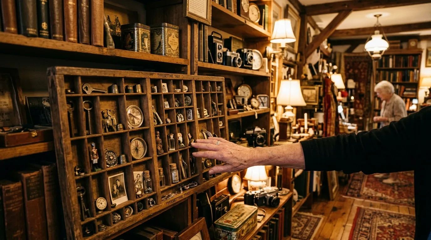 Vintage Printer's Tray Decor: Timeless Display Ideas