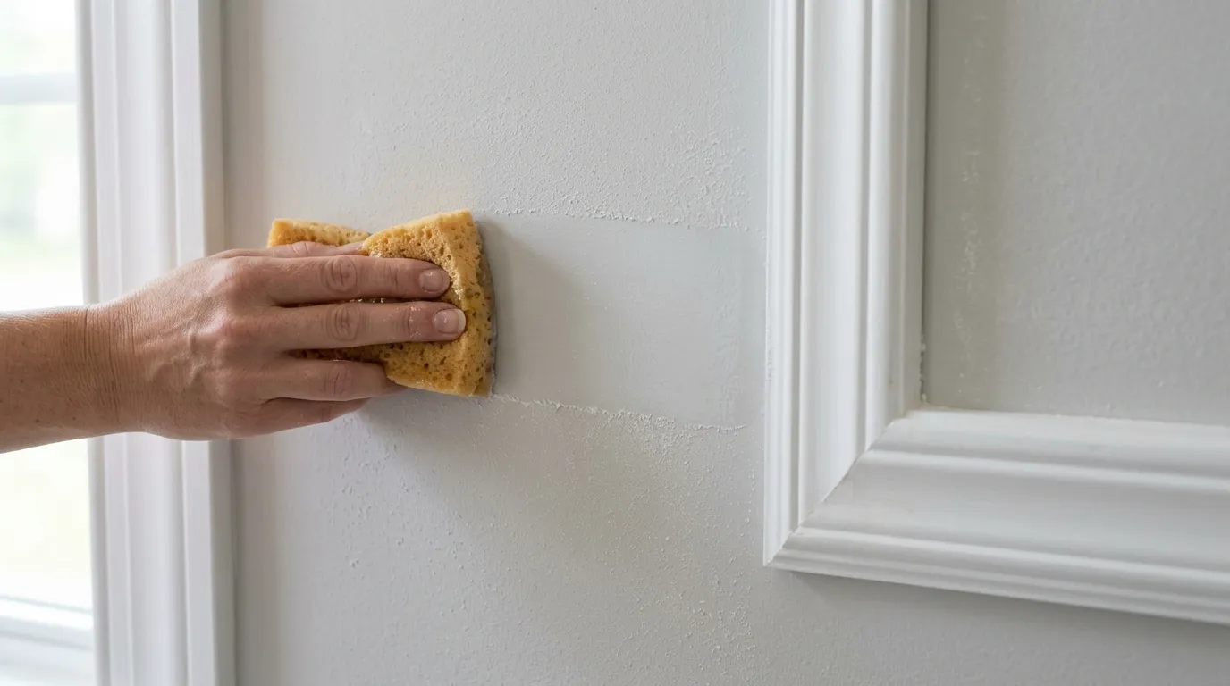How to easily wallpaper inside picture frame molding