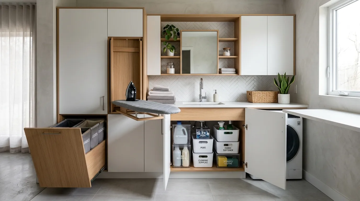 Smart Storage Solutions for a Small Laundry Room