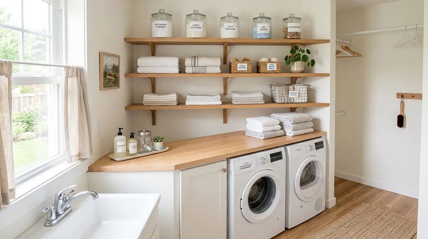 Smart Storage Solutions for a Small Laundry Room