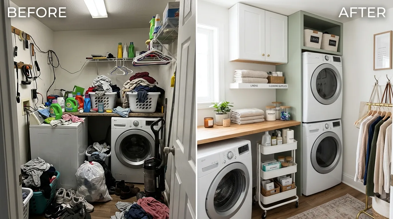Smart Storage Solutions for a Small Laundry Room