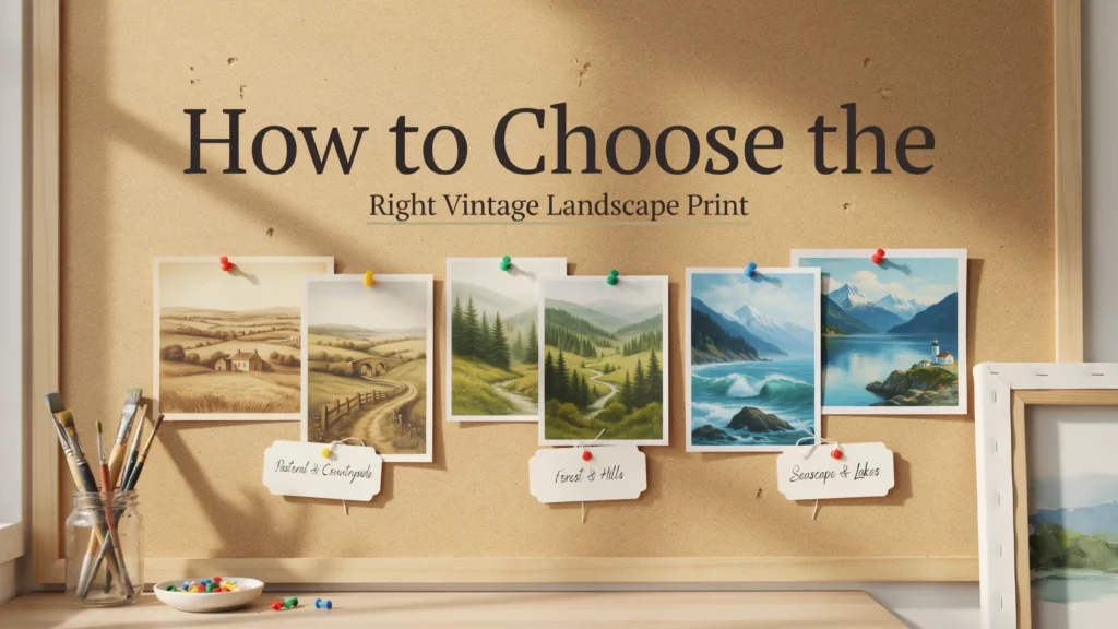 How Do You Choose the Right Vintage Landscape Print