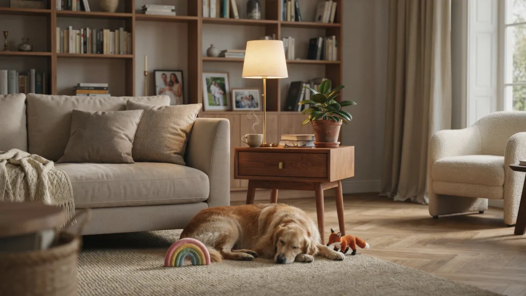 How Do You Keep a Styled End Table Safe Around Kids and Pets