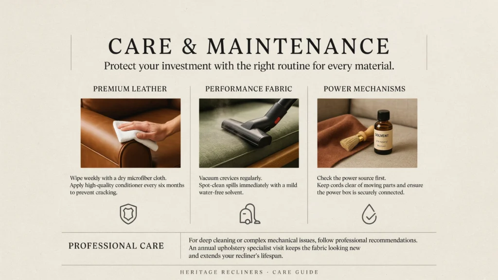 How Should You Maintain Your Luxury Recliner