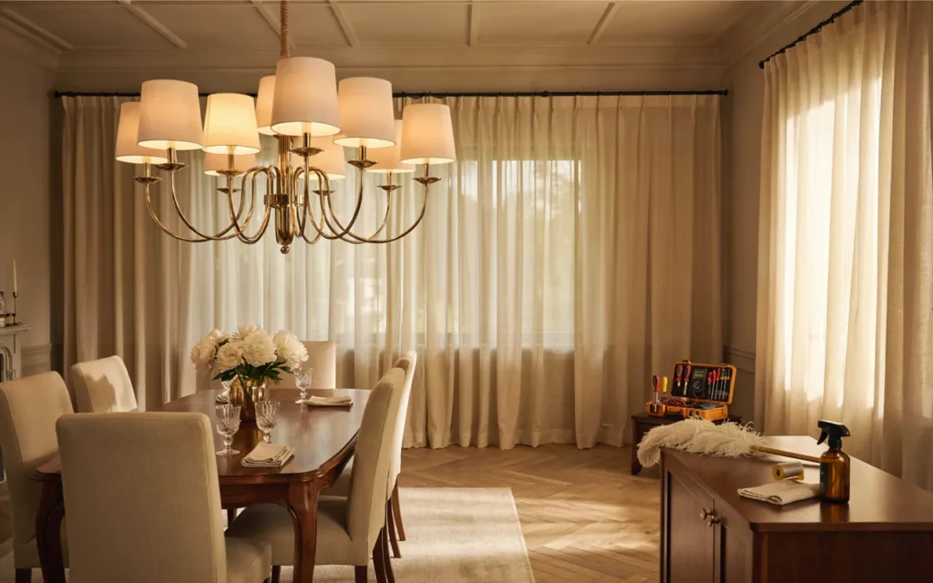 How do I keep my chandelier looking great