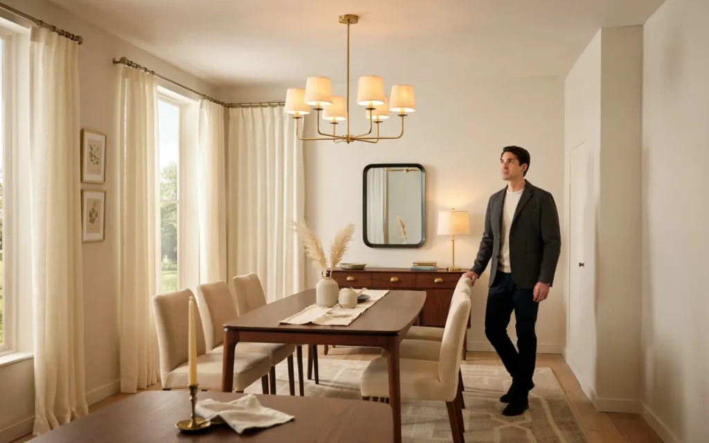How do I match a chandelier to my existing decor