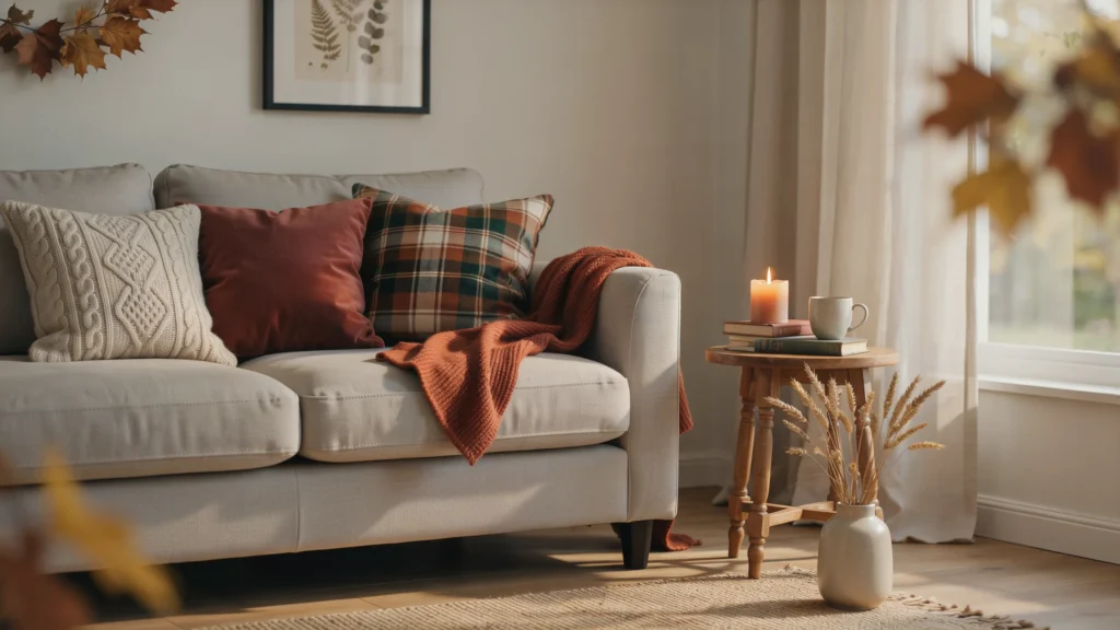 How do decorative pillows upgrade a space