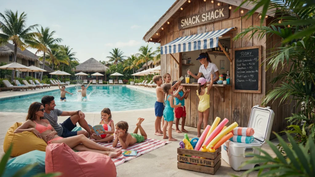 How do you build a family fun zone cabana
