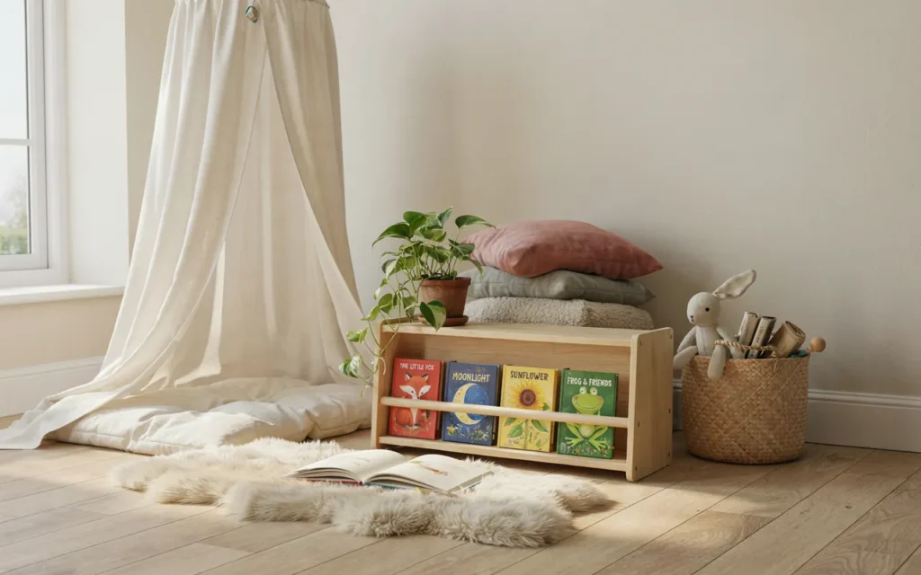 How do you design a cottagecore reading nook