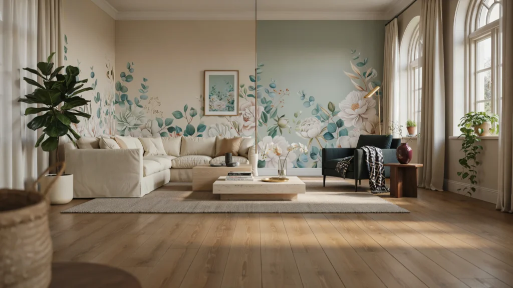 How do you match a mural to your color palette