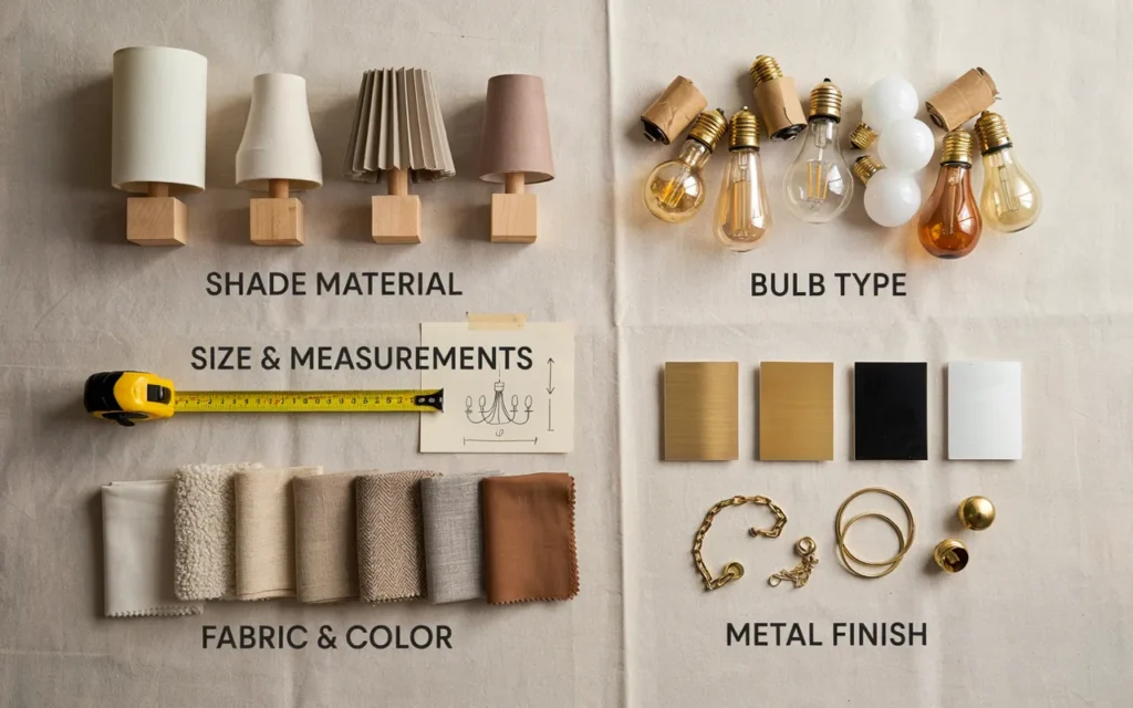 Key factors to consider when buying a shaded chandelier