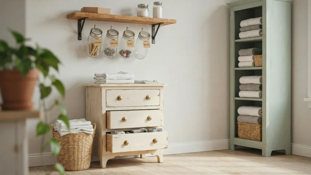 Repurposing old furniture