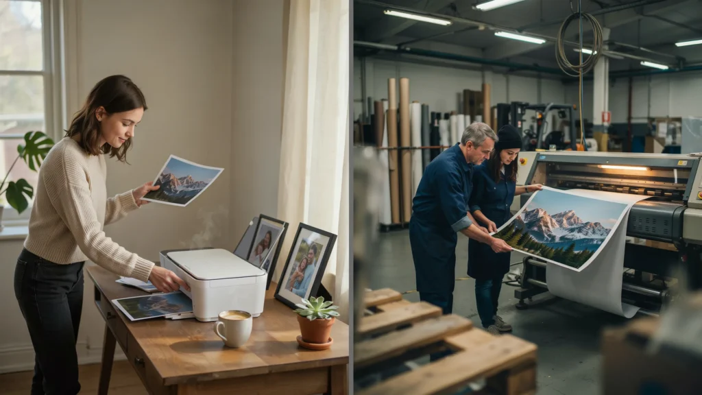 Should You Print at Home or Use a Professional Service