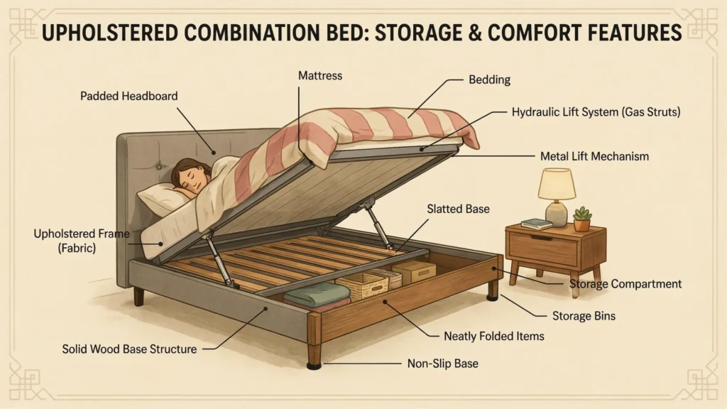 Understanding Upholstered Combination Beds