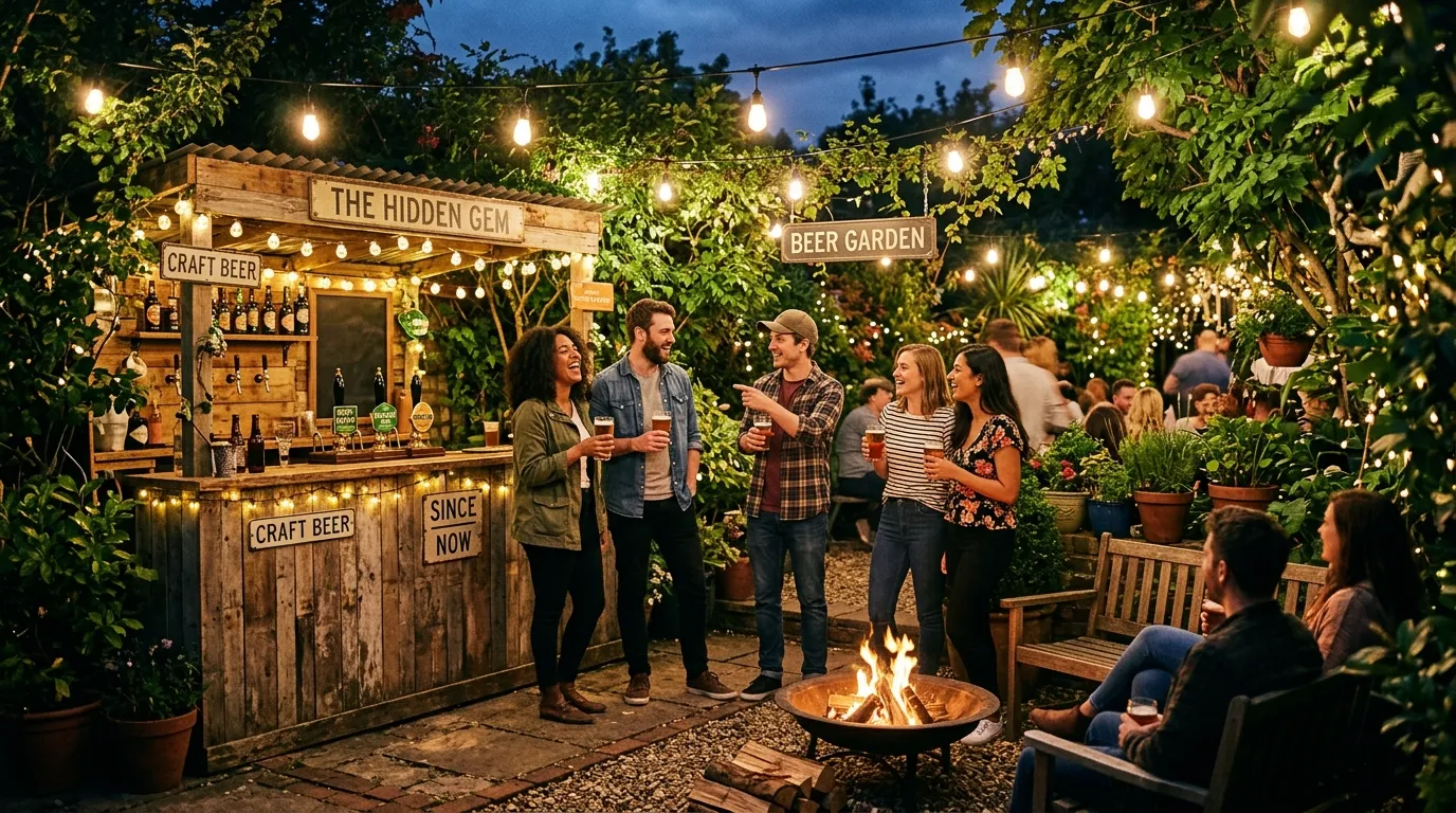 How to Build a Backyard Beer Garden on a Budget