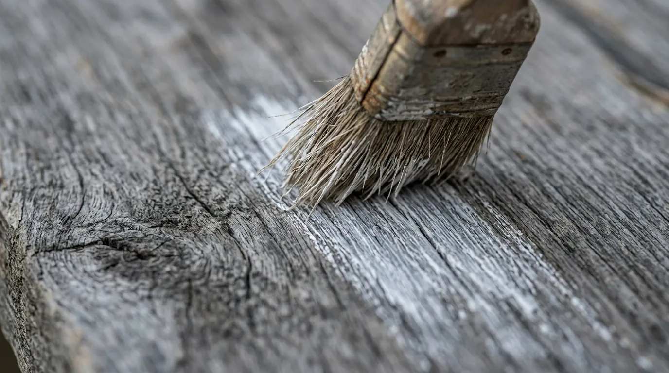 Easy DIY Faux Driftwood Finish for Outdoor Furniture